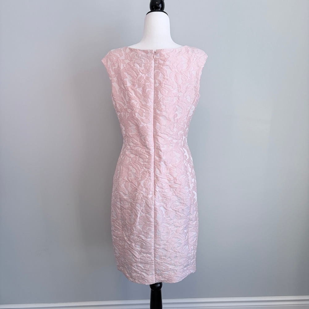 Lauren Ralph Lauren Sheath Dress Floral Formal Wedding Garden Party Women's 10 - Picture 8 of 12